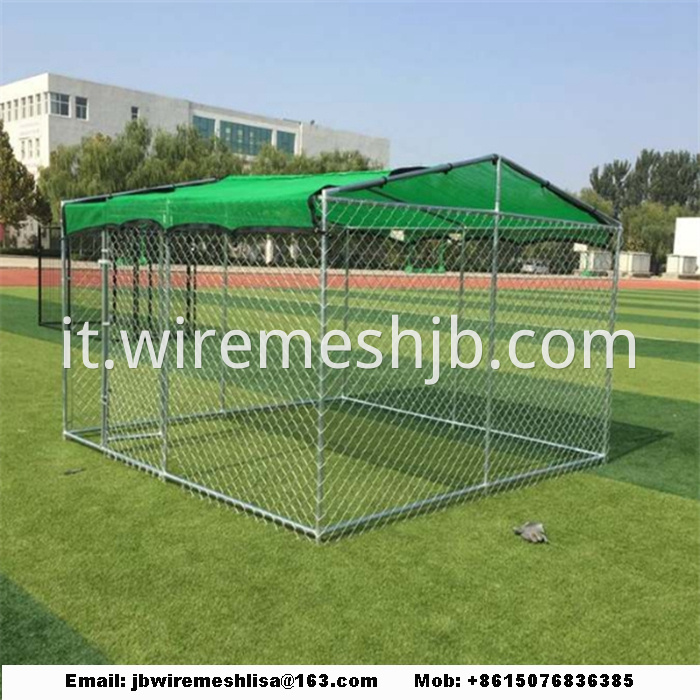 Galvanized Chain Link Dog Kennels